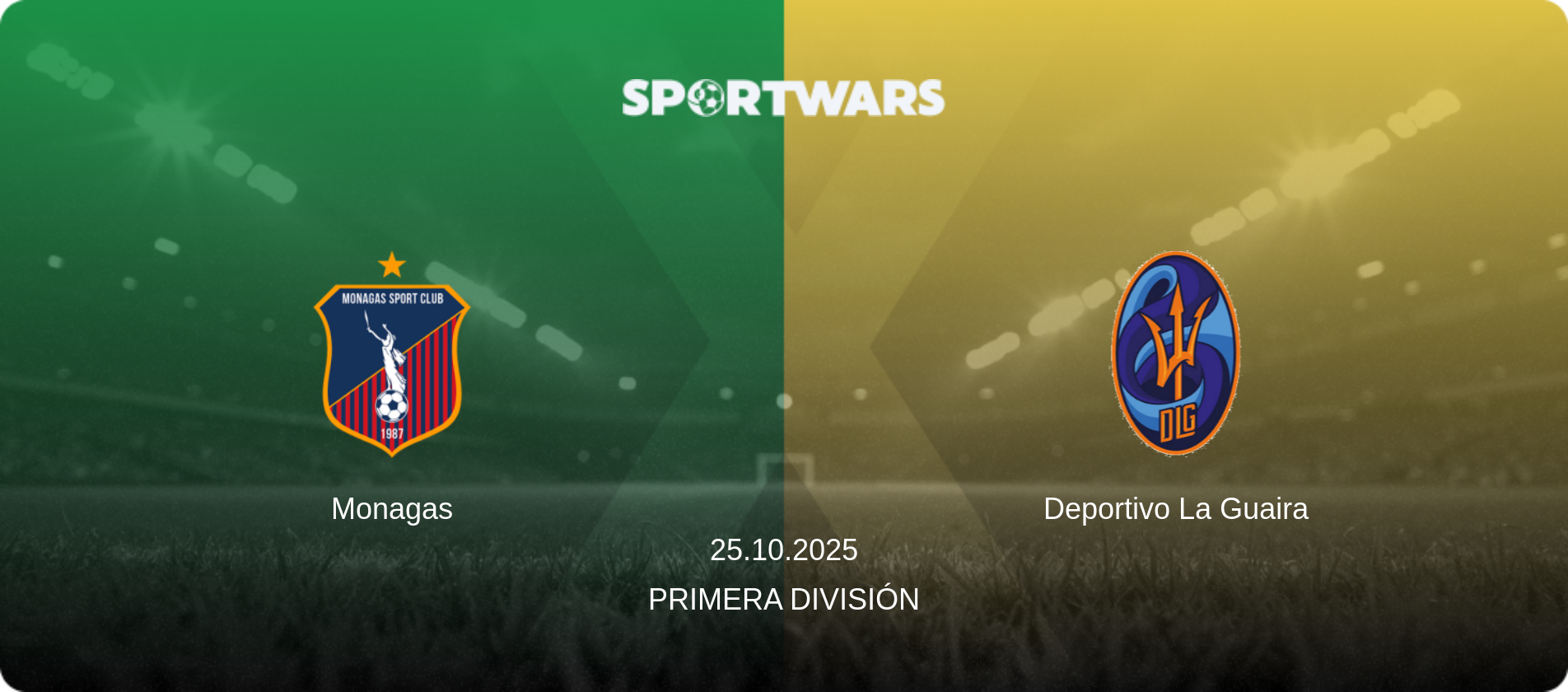 Monagas — Deportivo La Guaira, 25.10.2025 — Primera División (match preview)