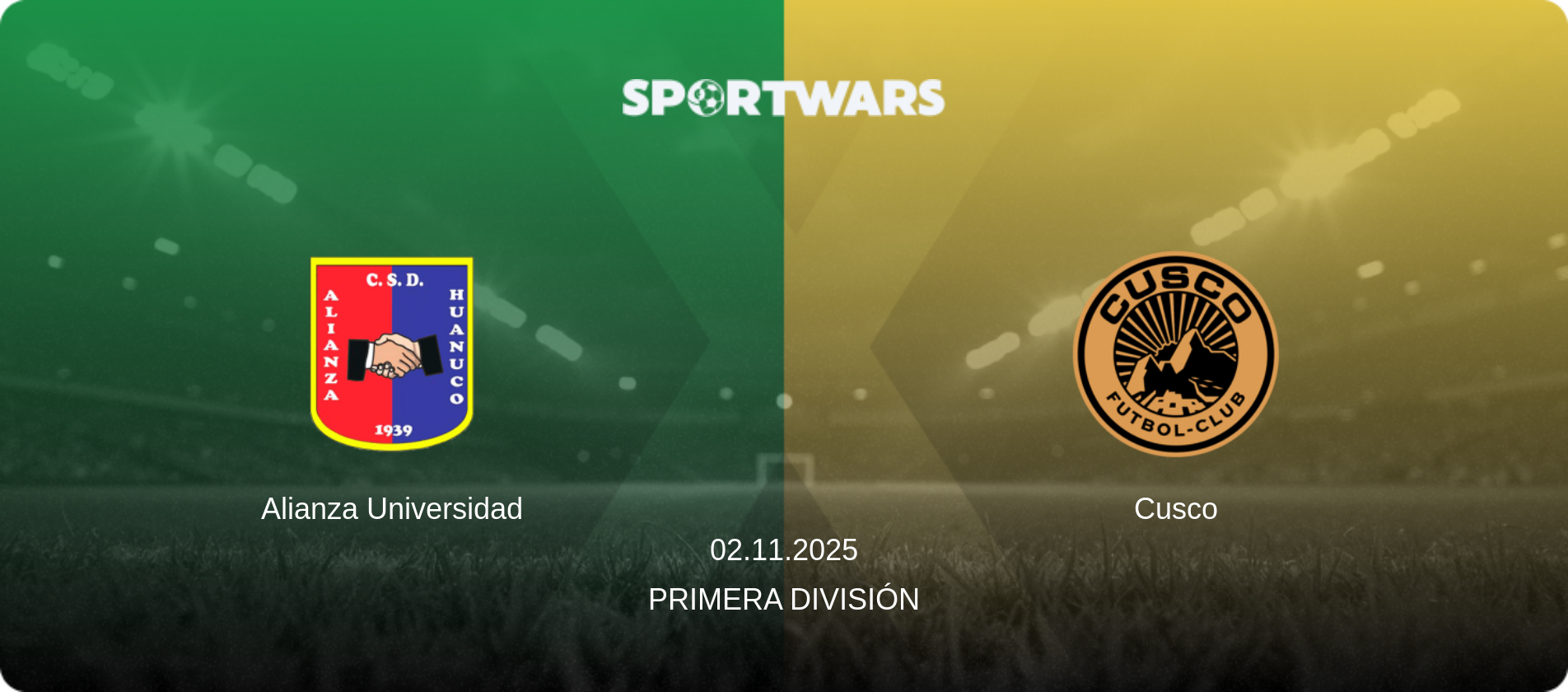 Alianza Universidad — Cusco, 02.11.2025 — Primera División (match preview)