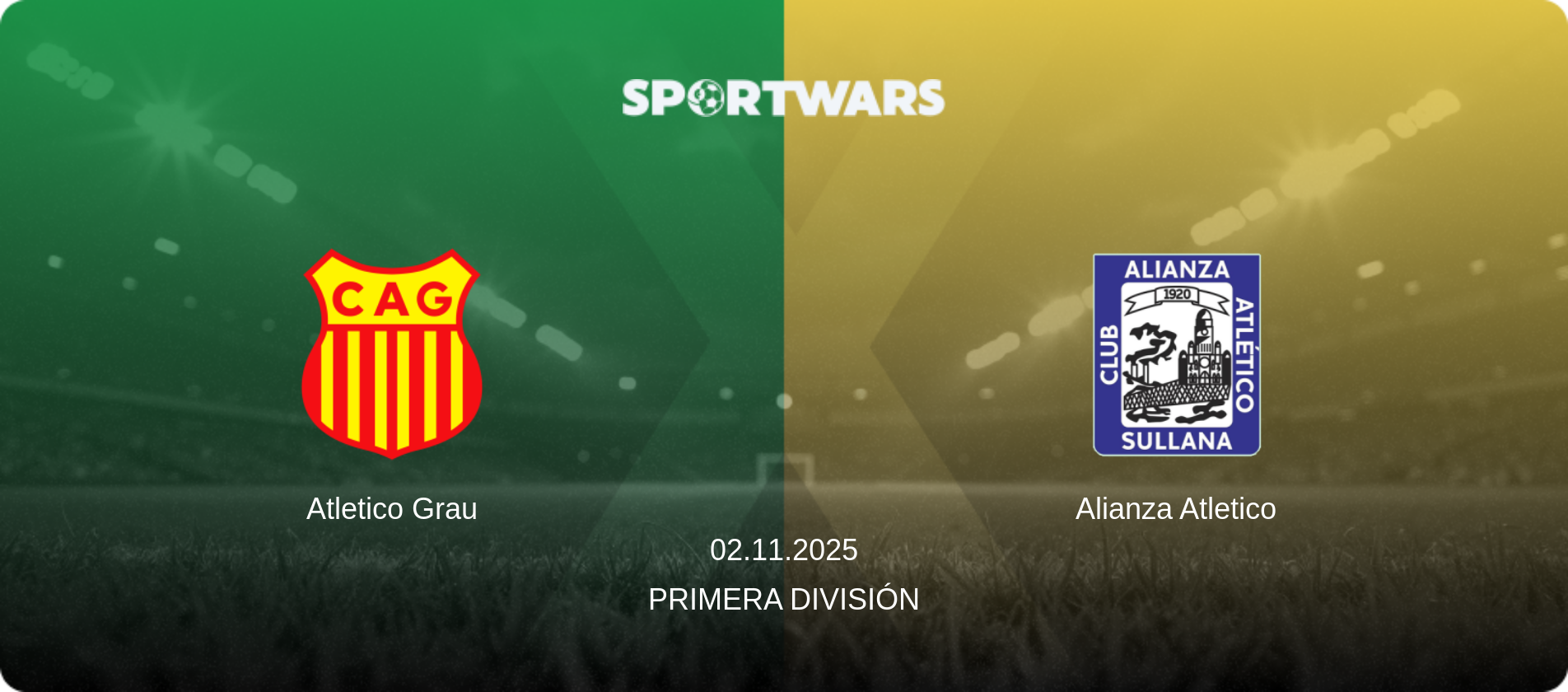 Atletico Grau — Alianza Atletico, 02.11.2025 — Primera División (match preview)