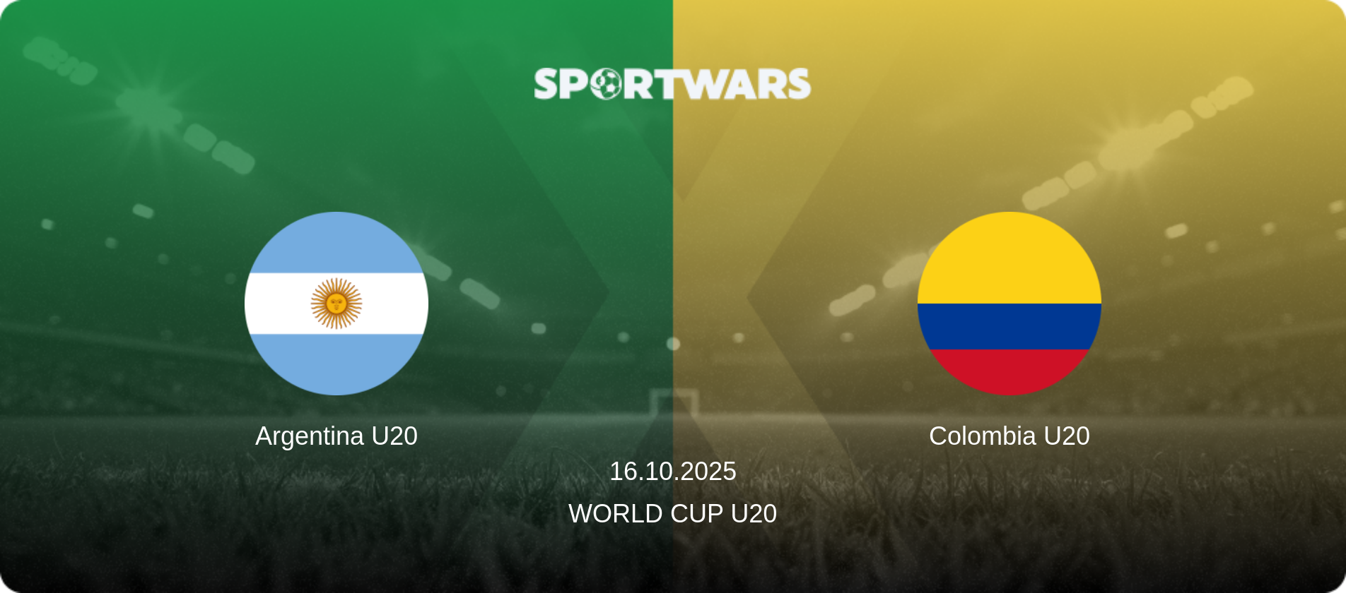 Argentina U20 — Colombia U20, 16.10.2025 — World Cup U20 (match preview)
