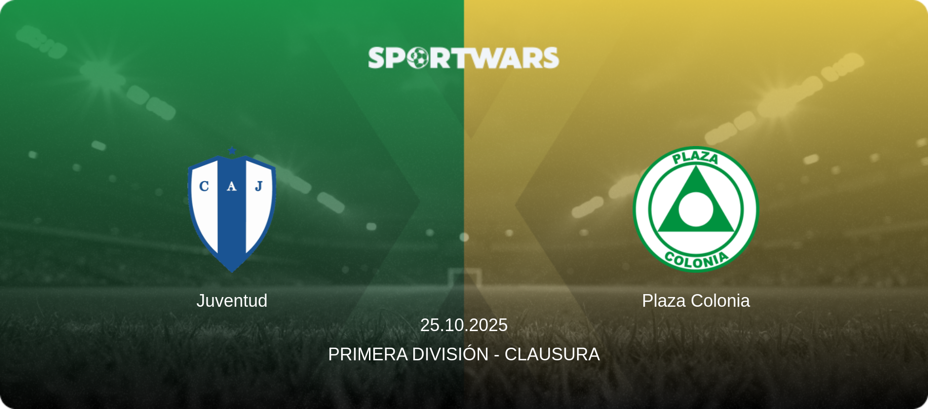 Juventud — Plaza Colonia, 25.10.2025 — Primera División - Clausura (match preview)