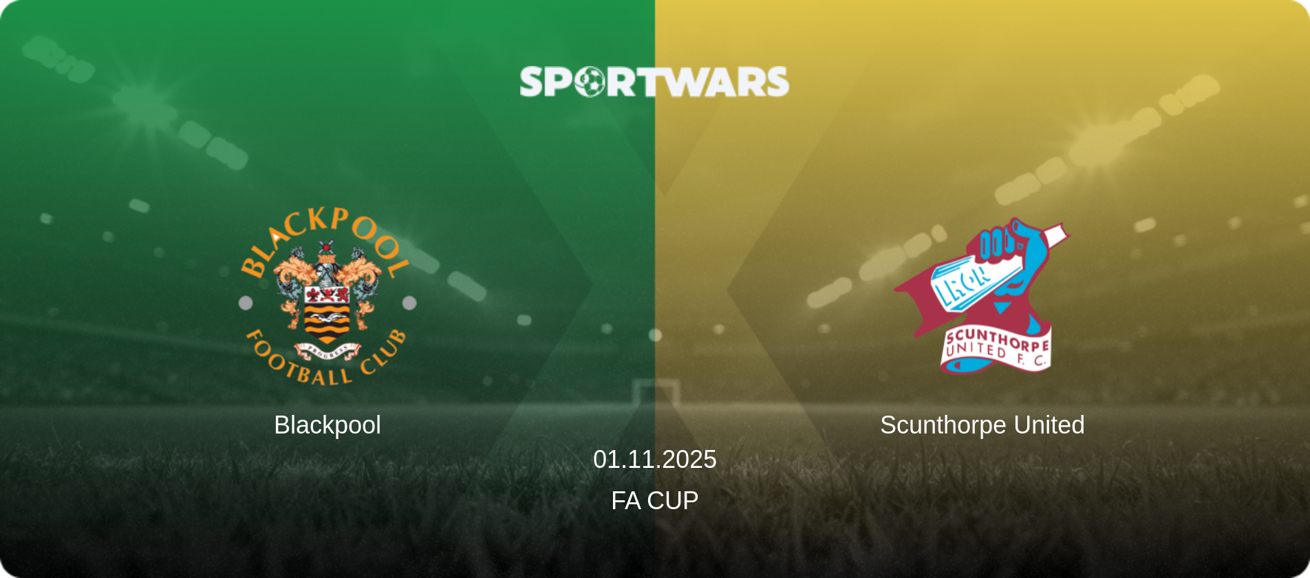 Blackpool — Scunthorpe United, 01.11.2025 — FA Cup (match preview)