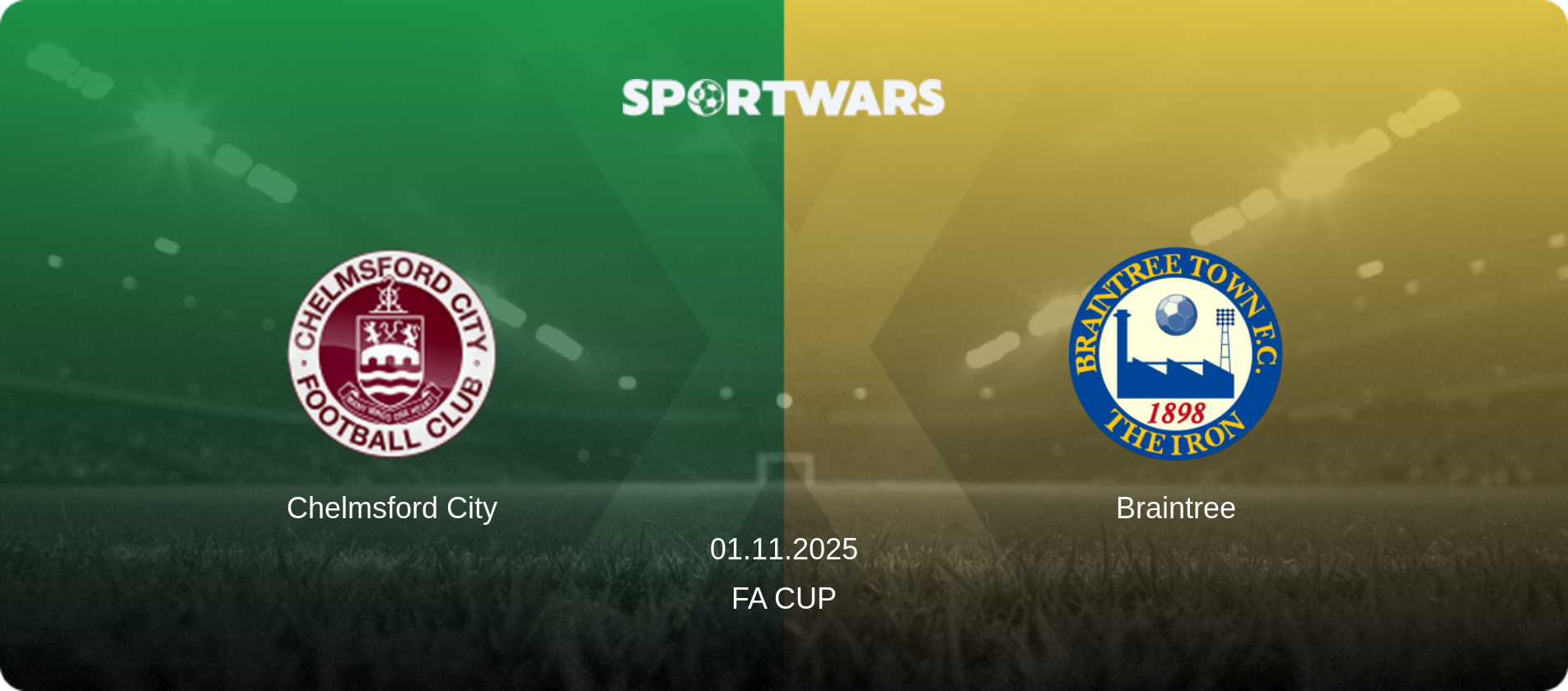 Chelmsford City — Braintree, 01.11.2025 — FA Cup (match preview)