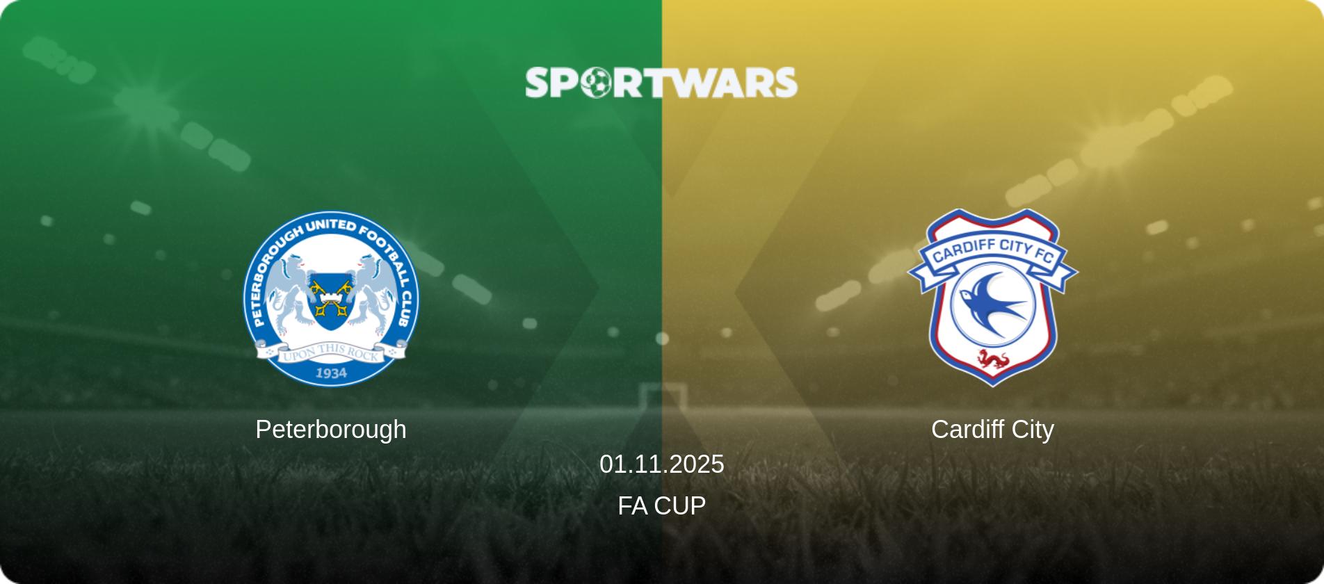 Peterborough — Cardiff City, 01.11.2025 — FA Cup (match preview)