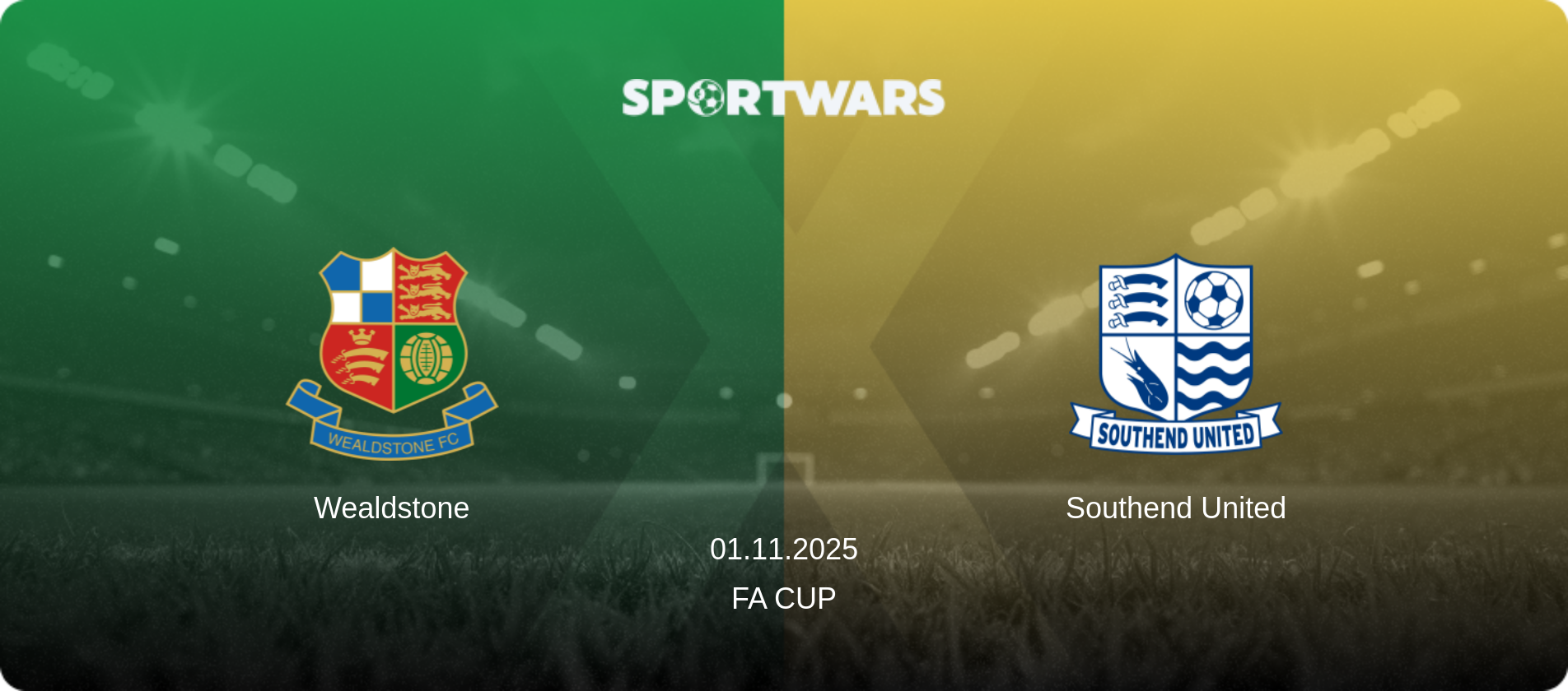 Wealdstone — Southend United, 01.11.2025 — FA Cup (match preview)