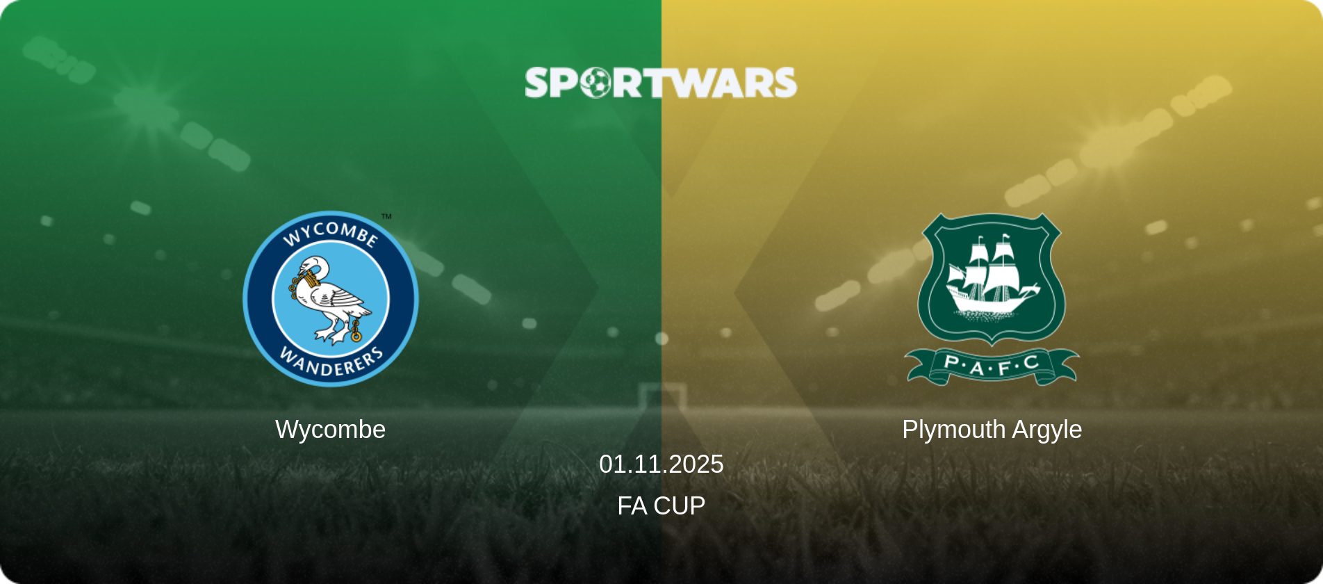 Wycombe — Plymouth Argyle, 01.11.2025 — FA Cup (match preview)