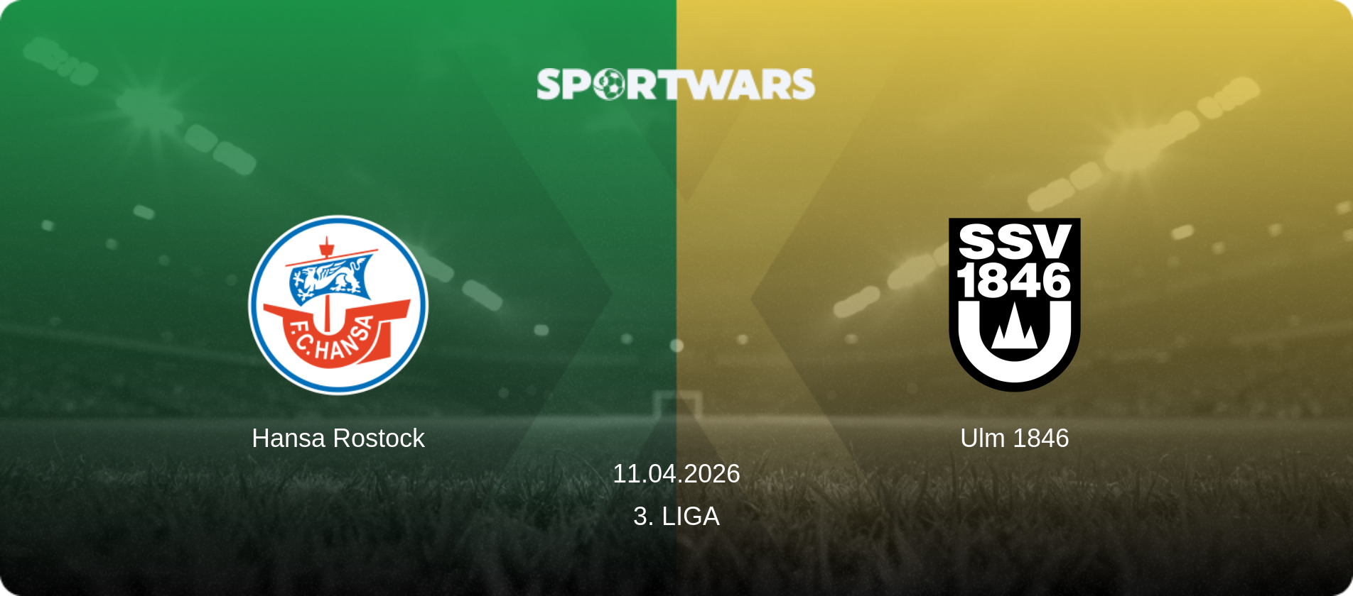 Hansa Rostock — Ulm 1846, 11.04.2026 — 3. Liga (match preview)
