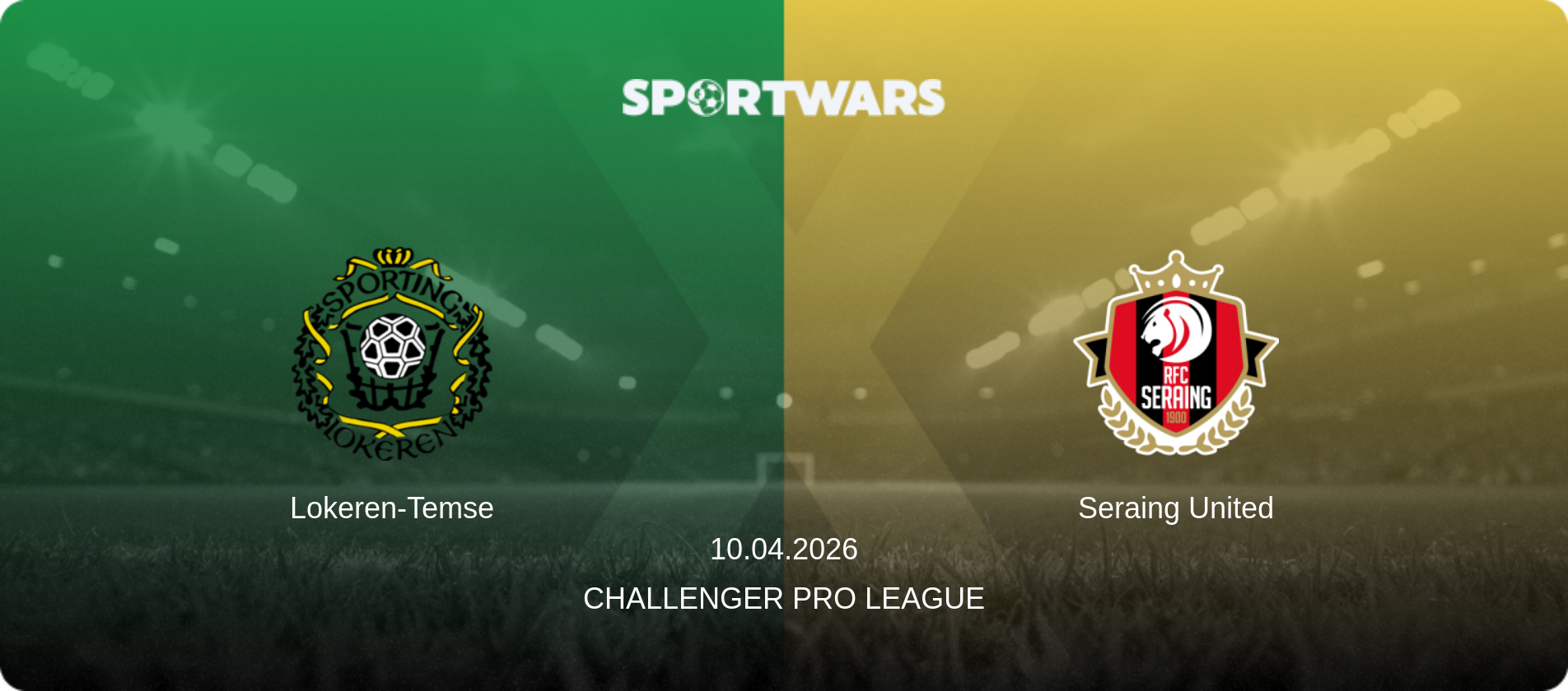 Lokeren-Temse — Seraing United, 10.04.2026 — Challenger Pro League (match preview)