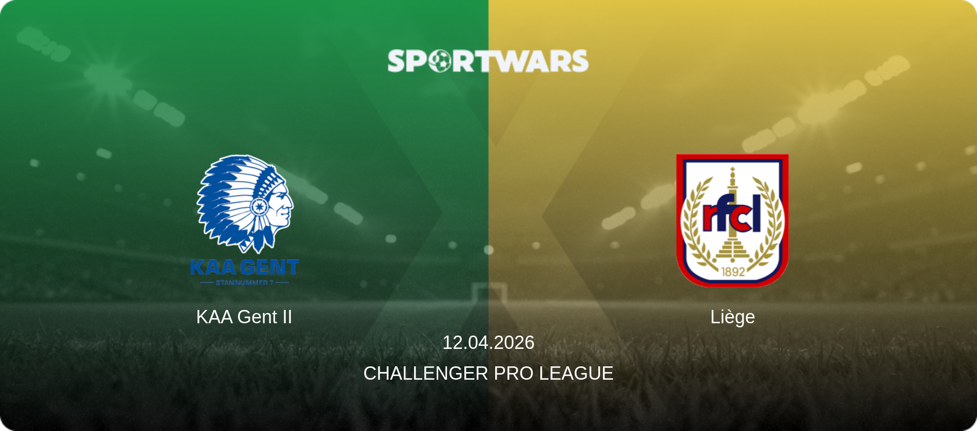 KAA Gent II — Liège, 12.04.2026 — Challenger Pro League (match preview)
