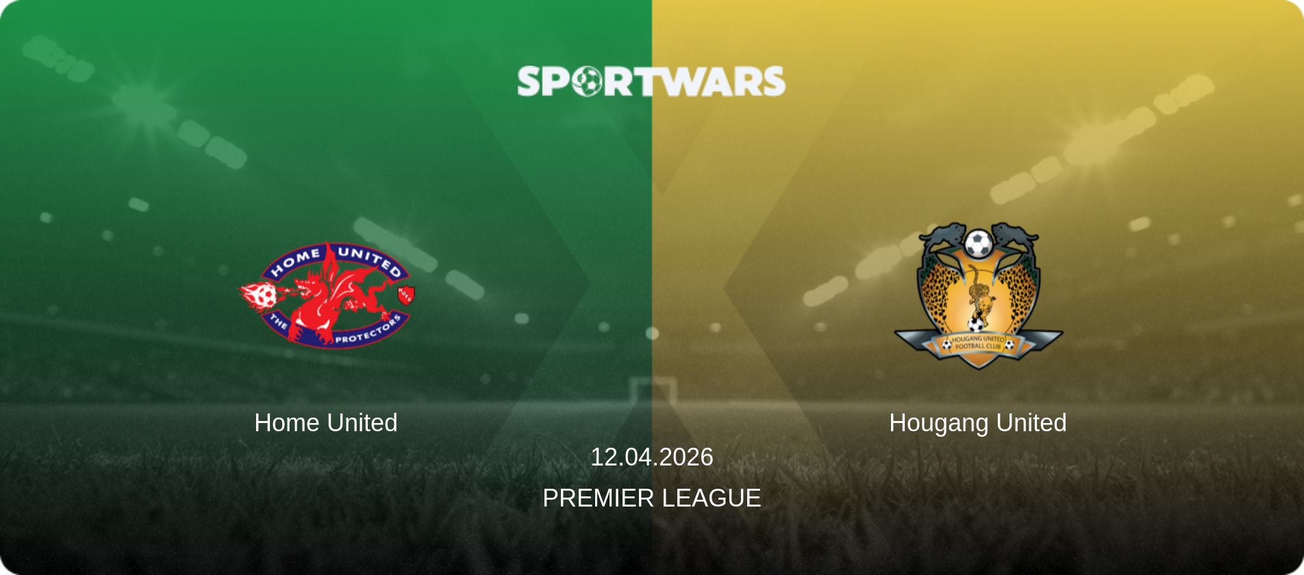 Home United — Hougang United, 12.04.2026 — Premier League (match preview)