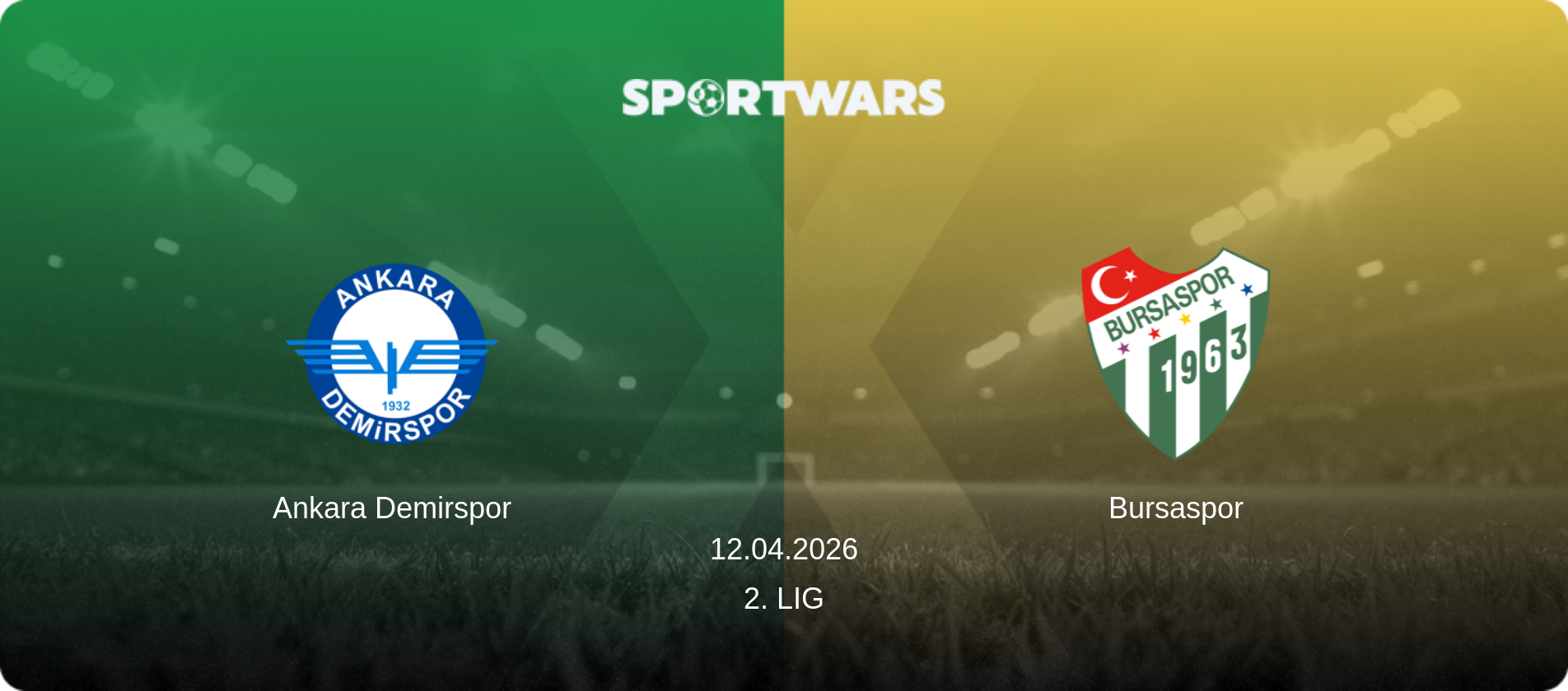 Ankara Demirspor — Bursaspor, 12.04.2026 — 2. Lig (match preview)
