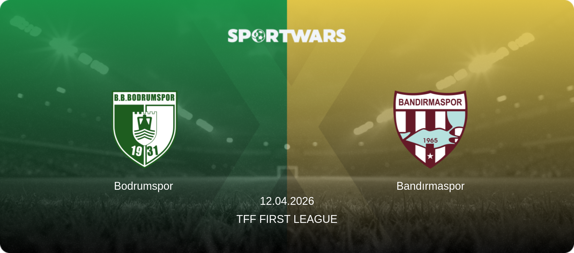 Bodrumspor — Bandırmaspor, 12.04.2026 — TFF First League (match preview)