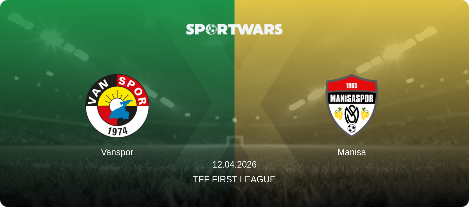 Vanspor — Manisa, 12.04.2026 — TFF First League (match preview)