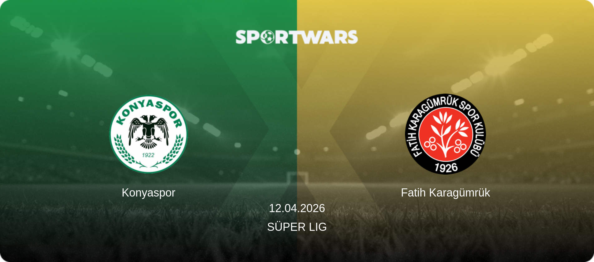 Konyaspor — Fatih Karagümrük, 12.04.2026 — Süper Lig (match preview)