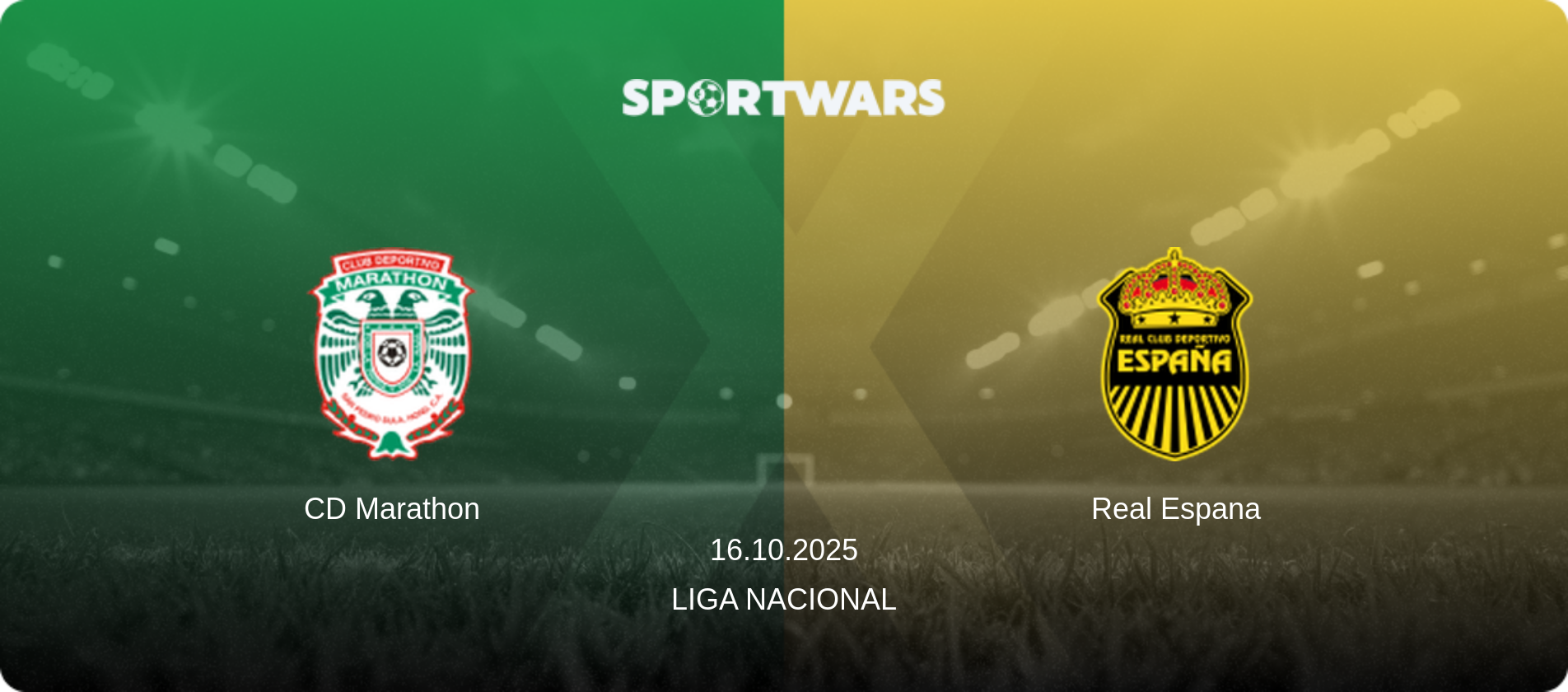 CD Marathon — Real Espana, 16.10.2025 — Liga Nacional (match preview)
