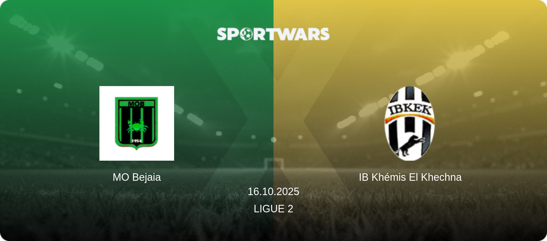 MO Bejaia — IB Khémis El Khechna, 16.10.2025 — Ligue 2 (match preview)