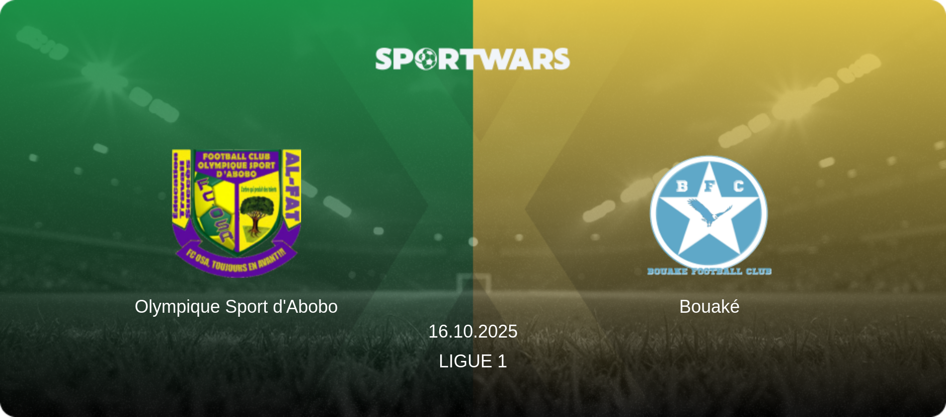 Olympique Sport d'Abobo — Bouaké, 16.10.2025 — Ligue 1 (match preview)