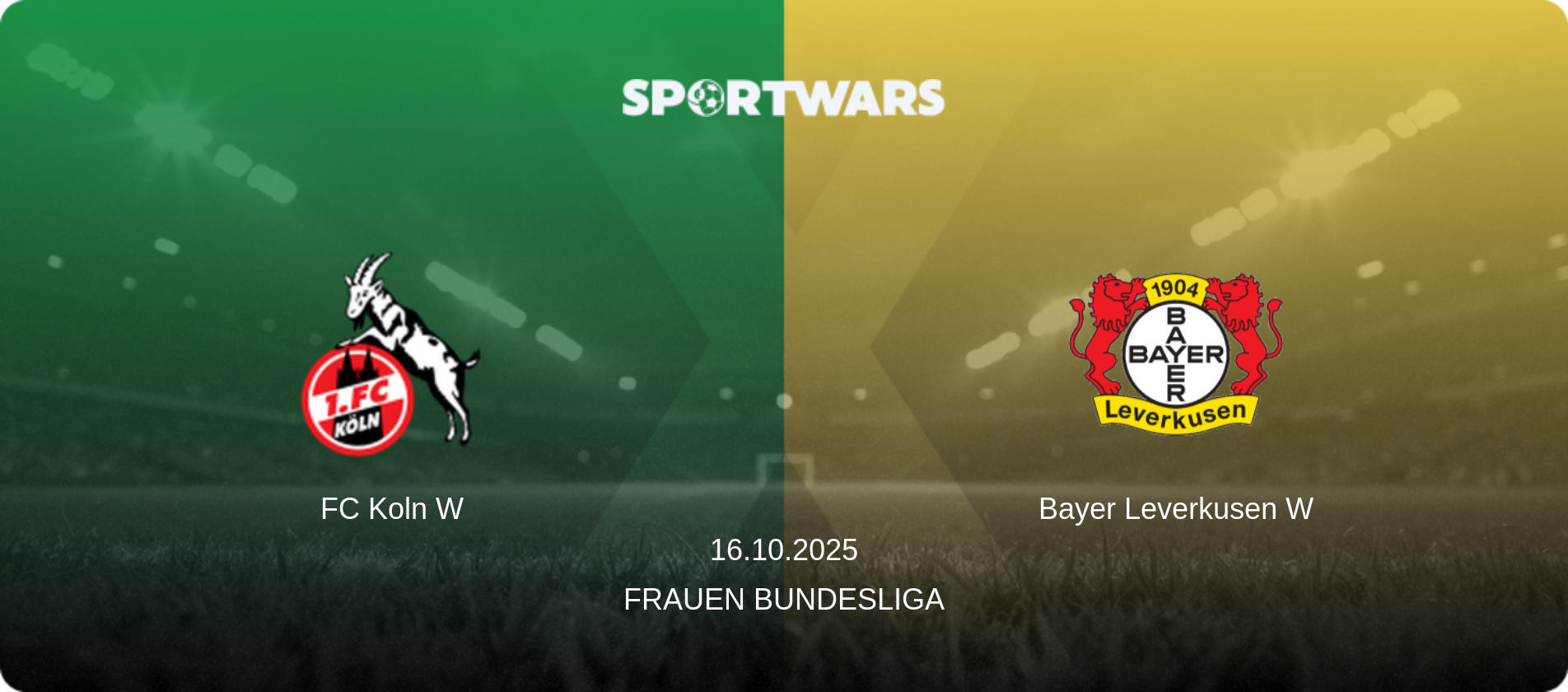 FC Koln W — Bayer Leverkusen W, 16.10.2025 — Frauen Bundesliga (match preview)
