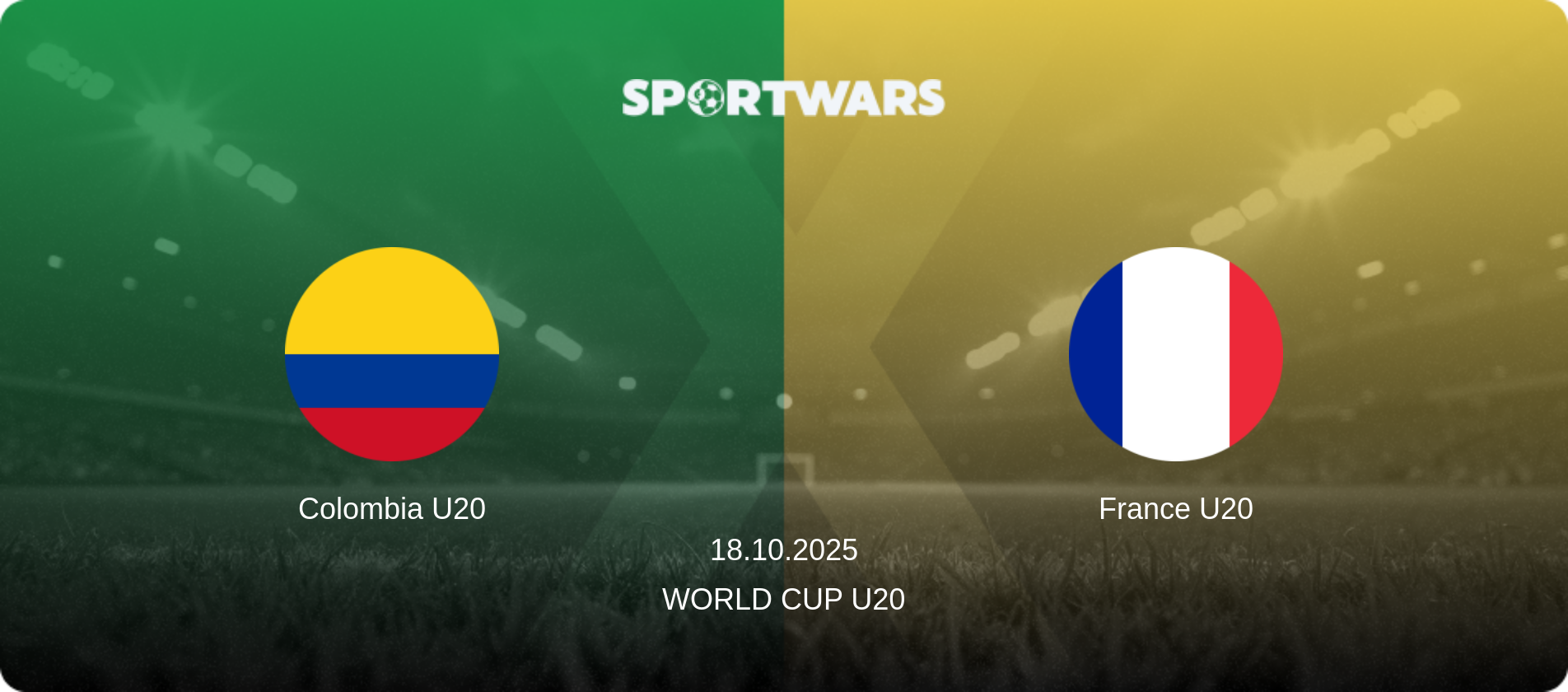 Colombia U20 — France U20, 18.10.2025 — World Cup U20 (match preview)