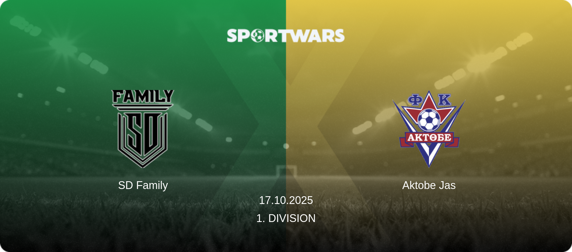 SD Family — Aktobe Jas, 17.10.2025 — 1. Division (match preview)
