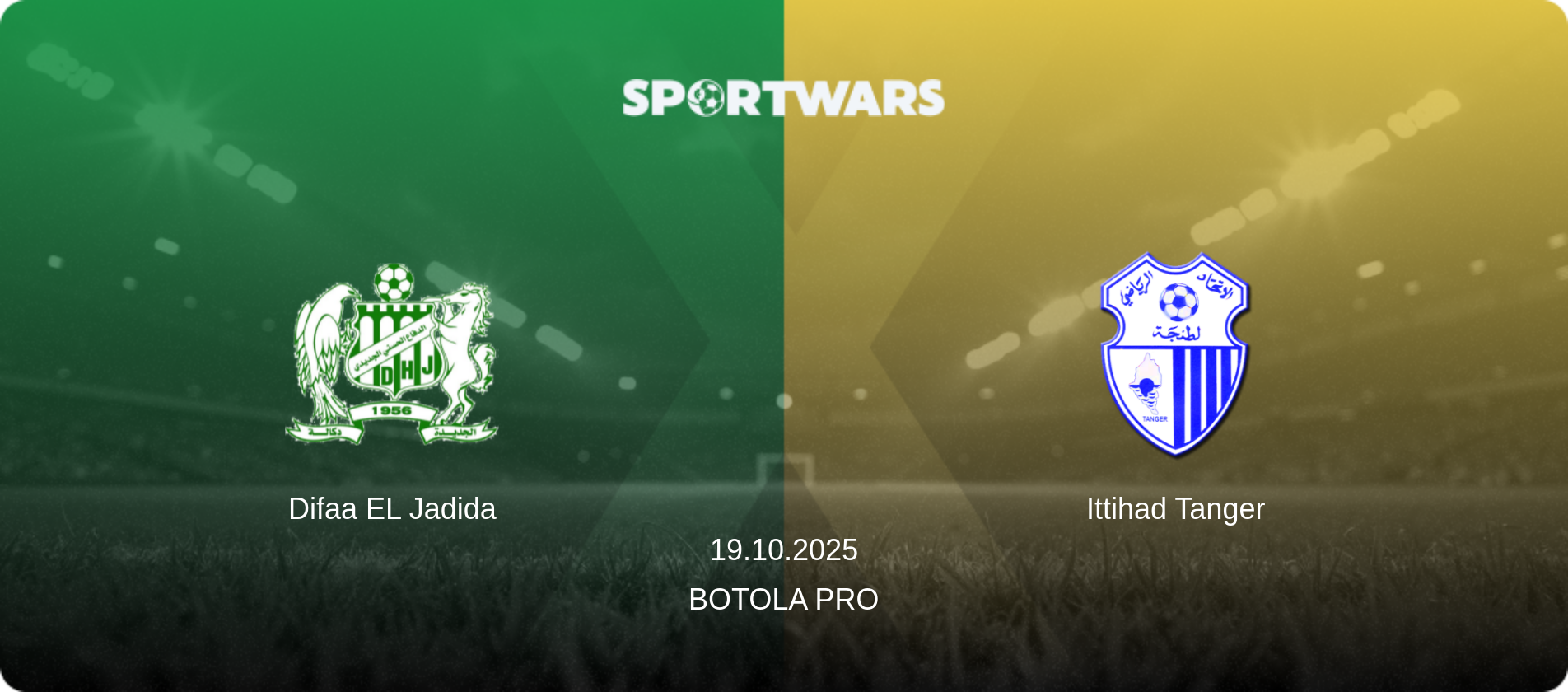 Difaa EL Jadida — Ittihad Tanger, 19.10.2025 — Botola Pro (match preview)