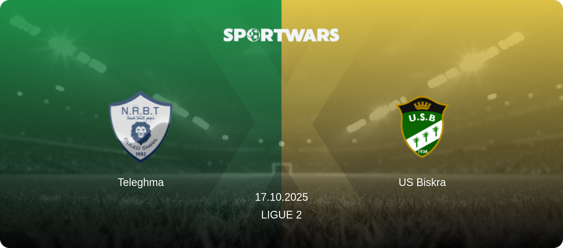 Teleghma — US Biskra, 17.10.2025 — Ligue 2 (match preview)