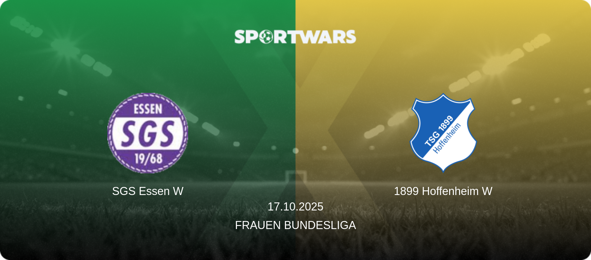SGS Essen W — 1899 Hoffenheim W, 17.10.2025 — Frauen Bundesliga (match preview)