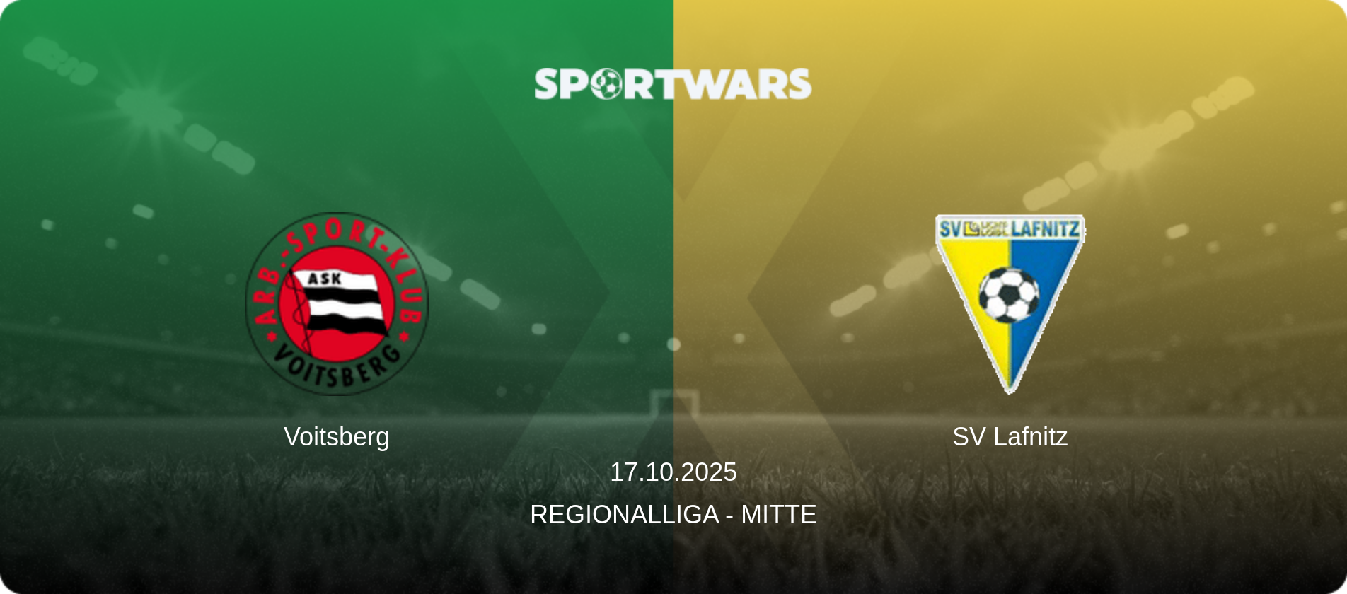 Voitsberg — SV Lafnitz, 17.10.2025 — Regionalliga - Mitte (match preview)