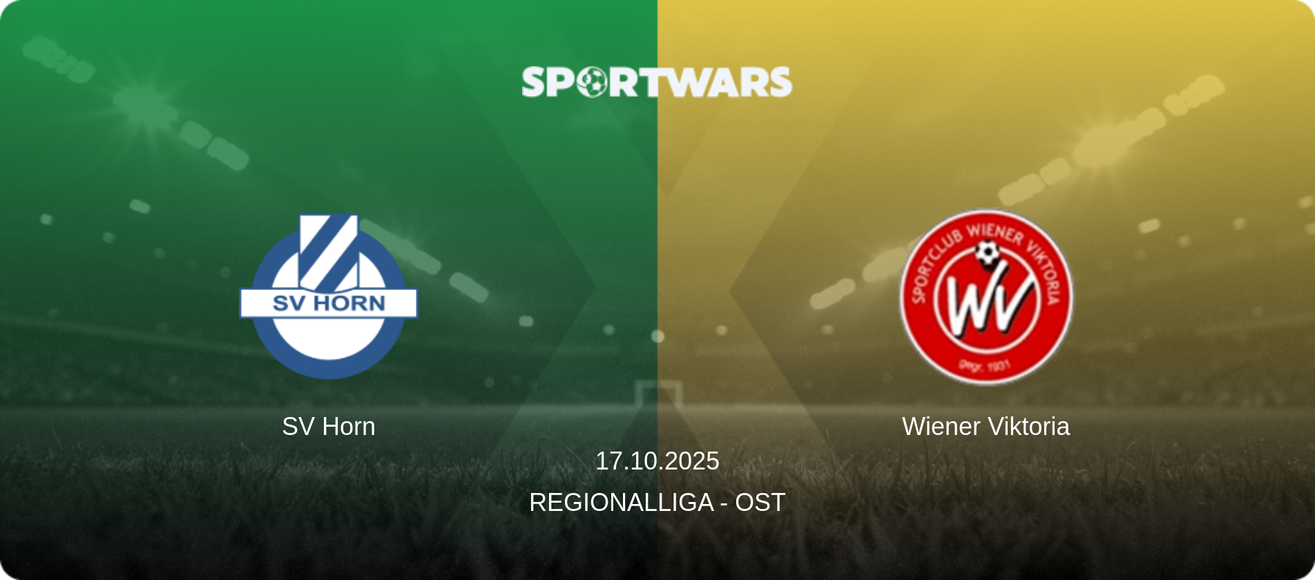 SV Horn — Wiener Viktoria, 17.10.2025 — Regionalliga - Ost (match preview)