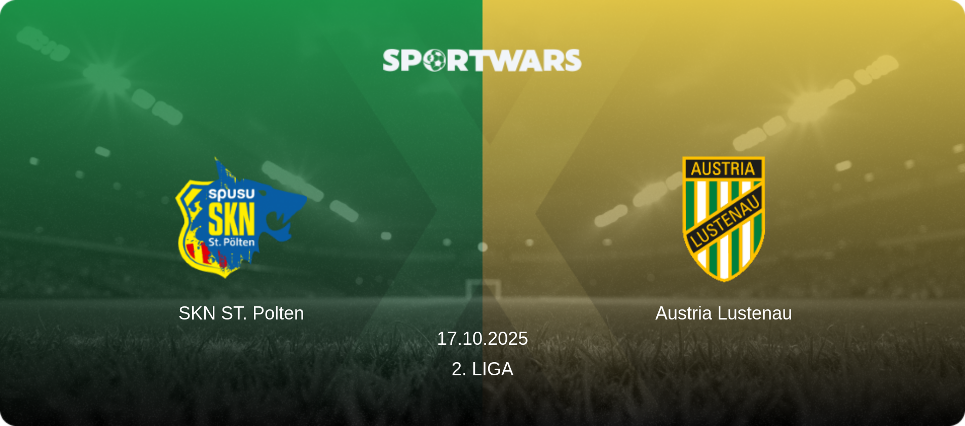 SKN ST. Polten — Austria Lustenau, 17.10.2025 — 2. Liga (match preview)