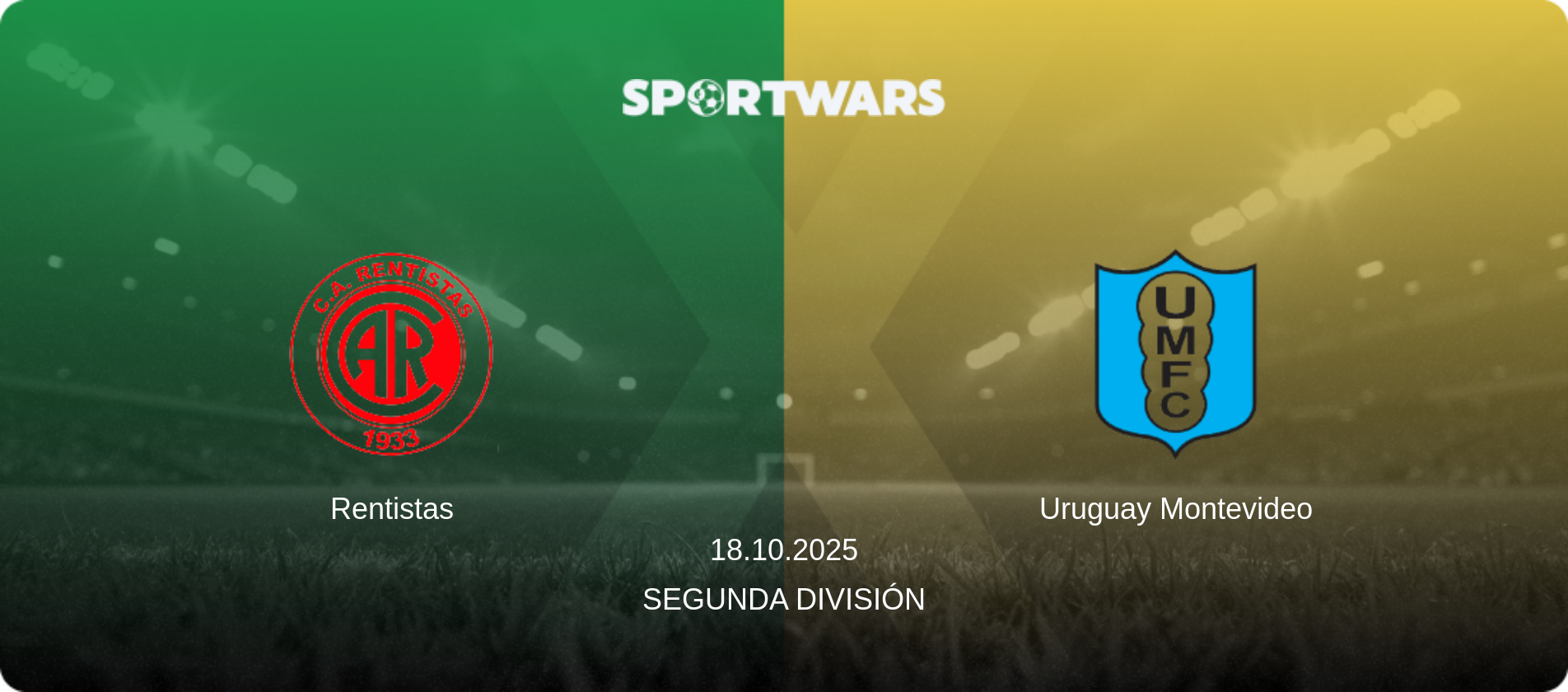 Rentistas — Uruguay Montevideo, 18.10.2025 — Segunda División (match preview)