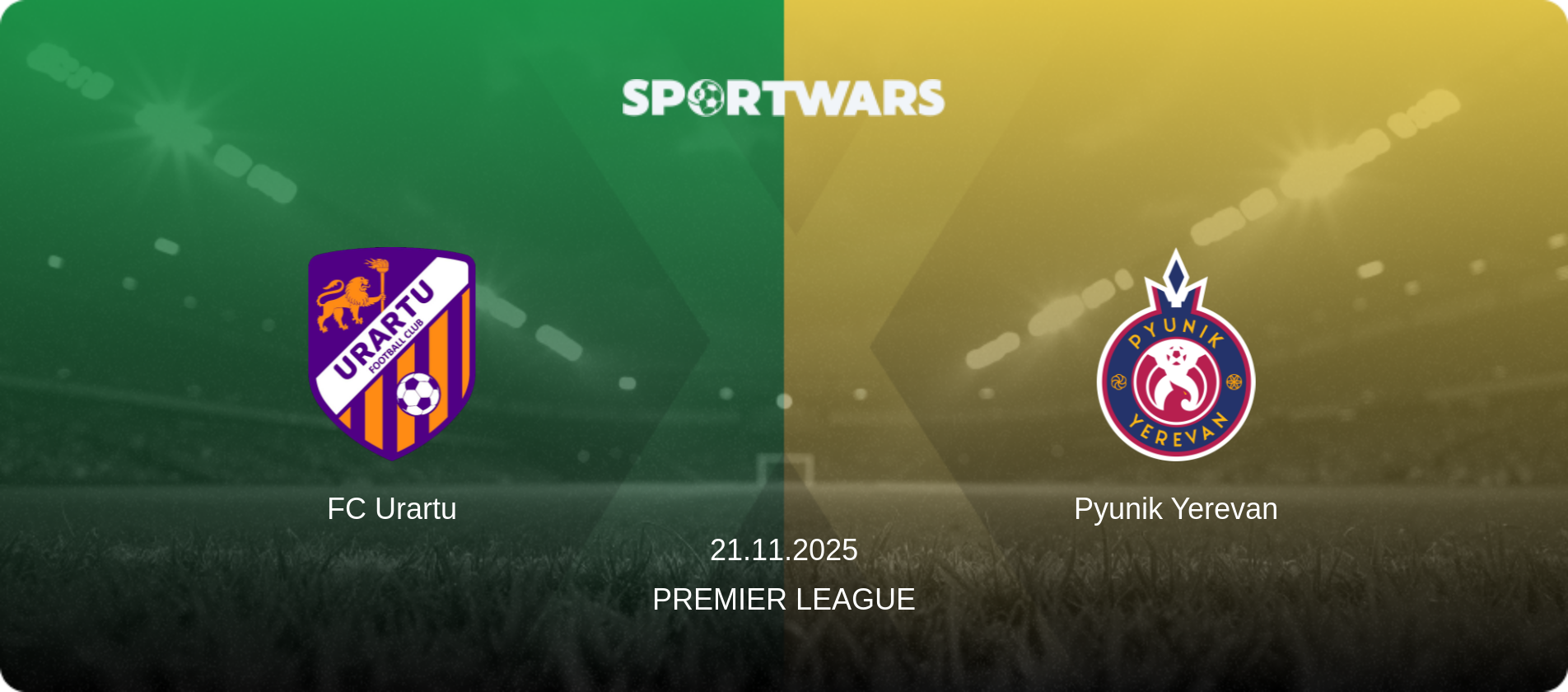 FC Urartu — Pyunik Yerevan, 21.11.2025 — Premier League (match preview)