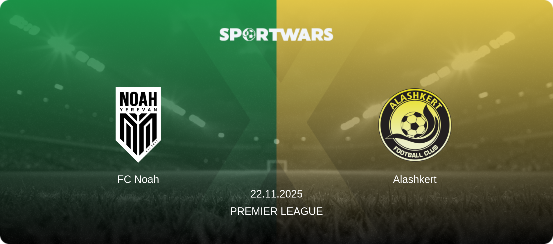 FC Noah — Alashkert, 22.11.2025 — Premier League (match preview)