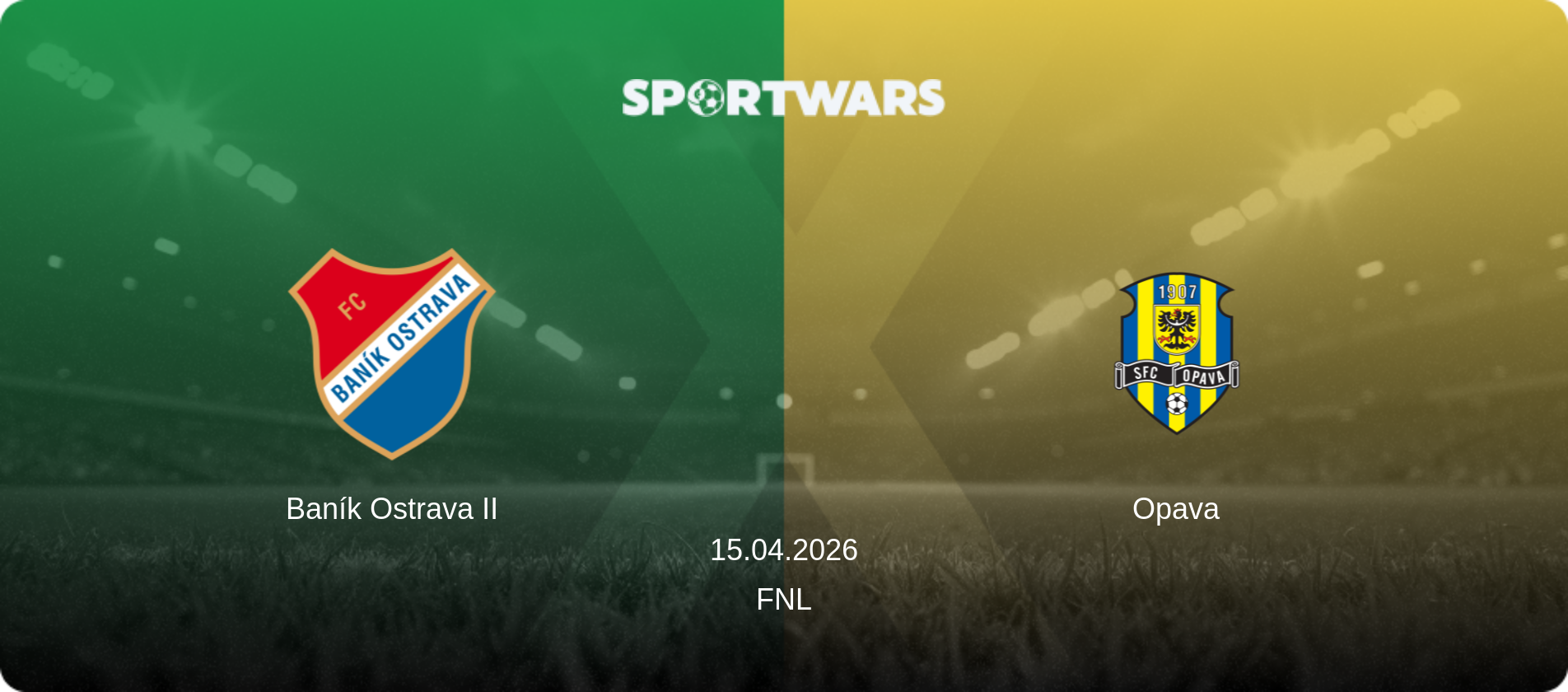 Baník Ostrava II — Opava, 15.04.2026 — FNL (match preview)