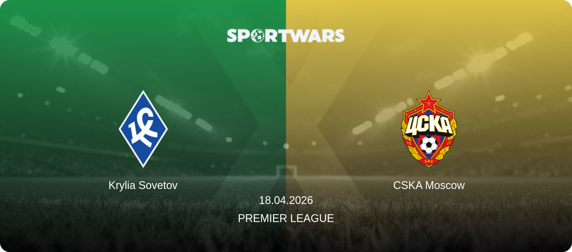 Krylia Sovetov — CSKA Moscow, 18.04.2026 — Premier League (match preview)
