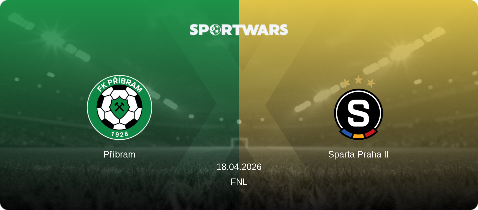 Příbram — Sparta Praha II, 18.04.2026 — FNL (match preview)