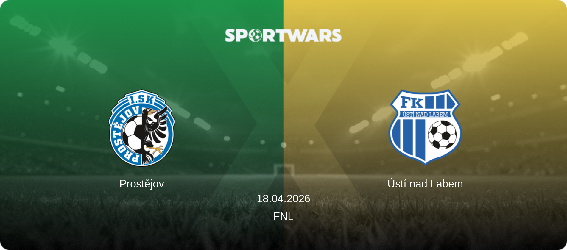 Prostějov — Ústí nad Labem, 18.04.2026 — FNL (match preview)