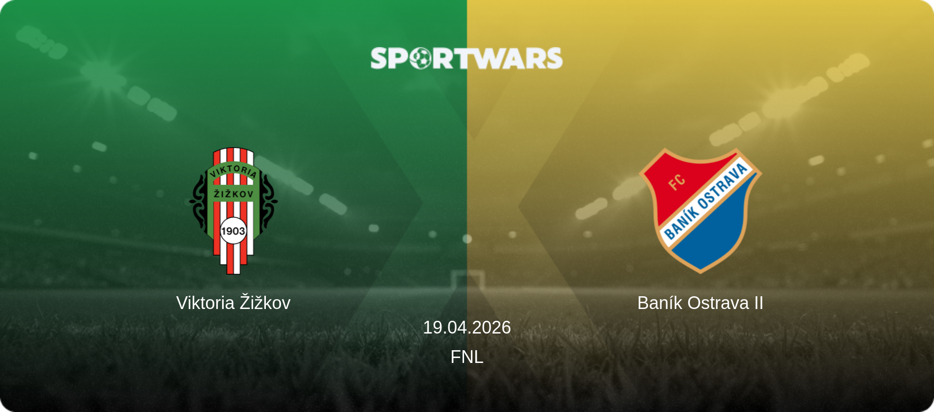 Viktoria Žižkov — Baník Ostrava II, 19.04.2026 — FNL (match preview)