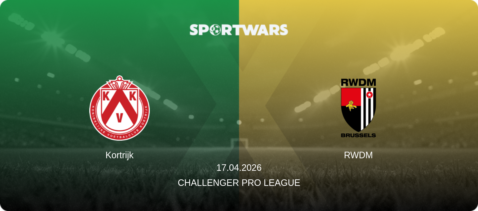 Kortrijk — RWDM, 17.04.2026 — Challenger Pro League (match preview)