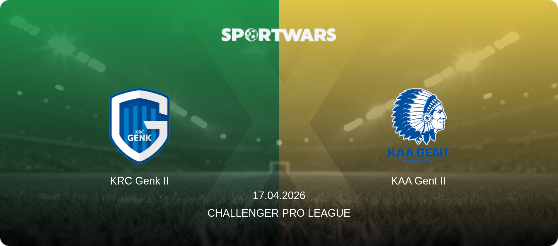 KRC Genk II — KAA Gent II, 17.04.2026 — Challenger Pro League (match preview)