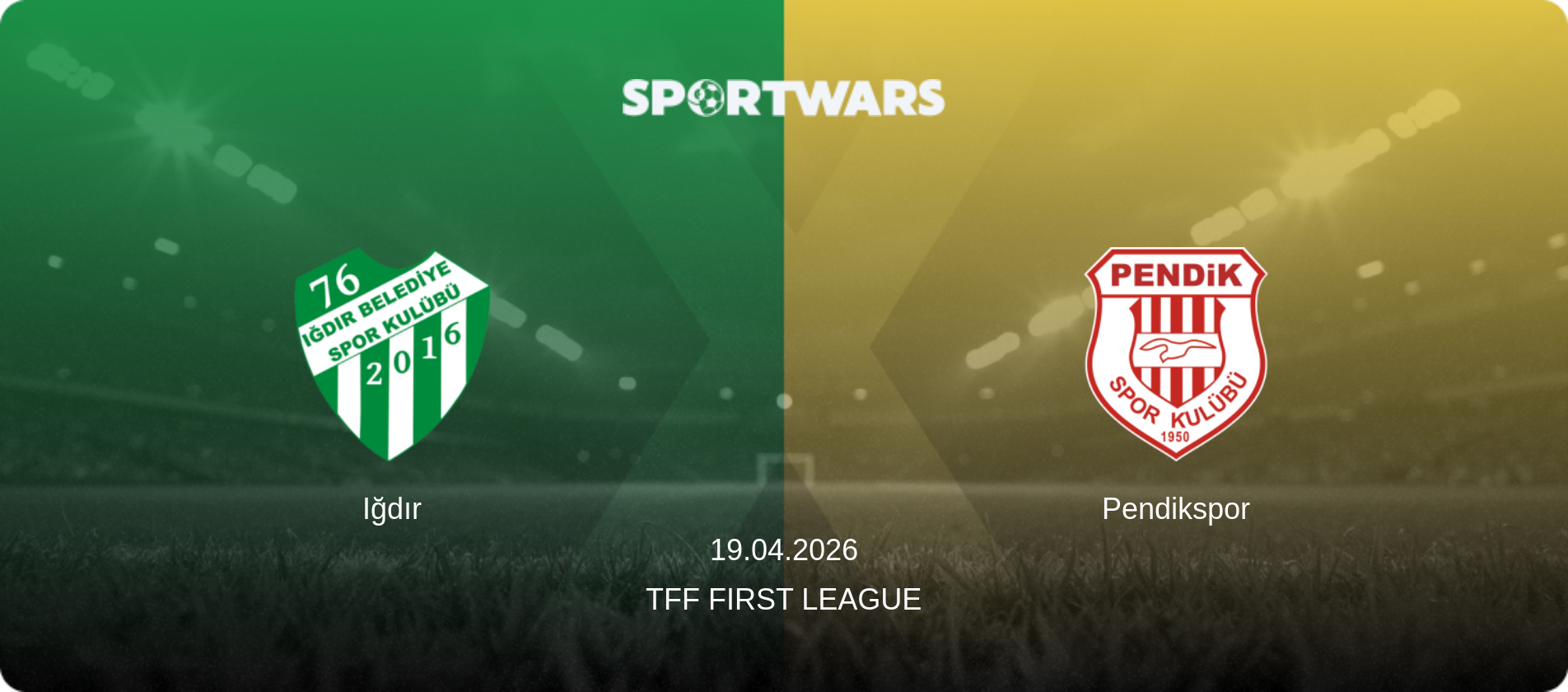 Iğdır — Pendikspor, 19.04.2026 — TFF First League (match preview)