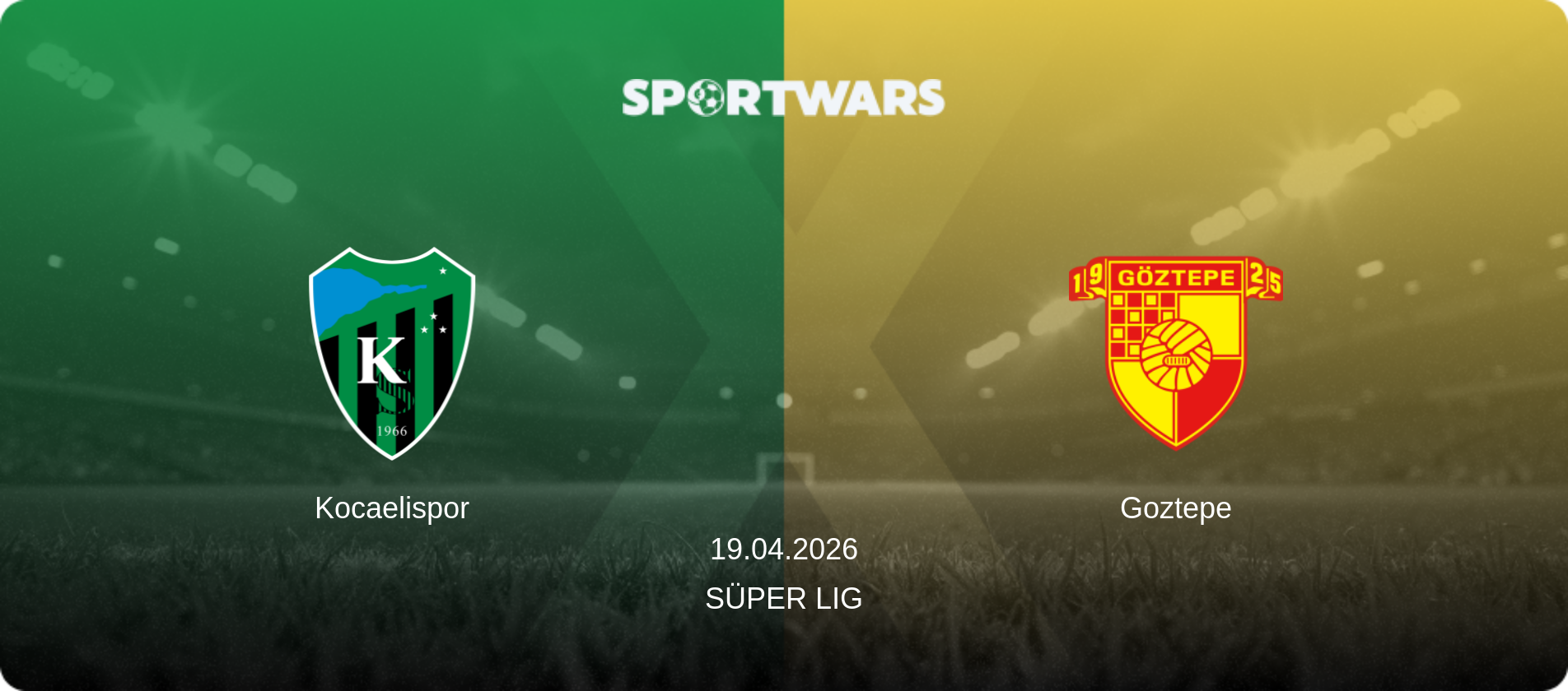 Kocaelispor — Goztepe, 19.04.2026 — Süper Lig (match preview)