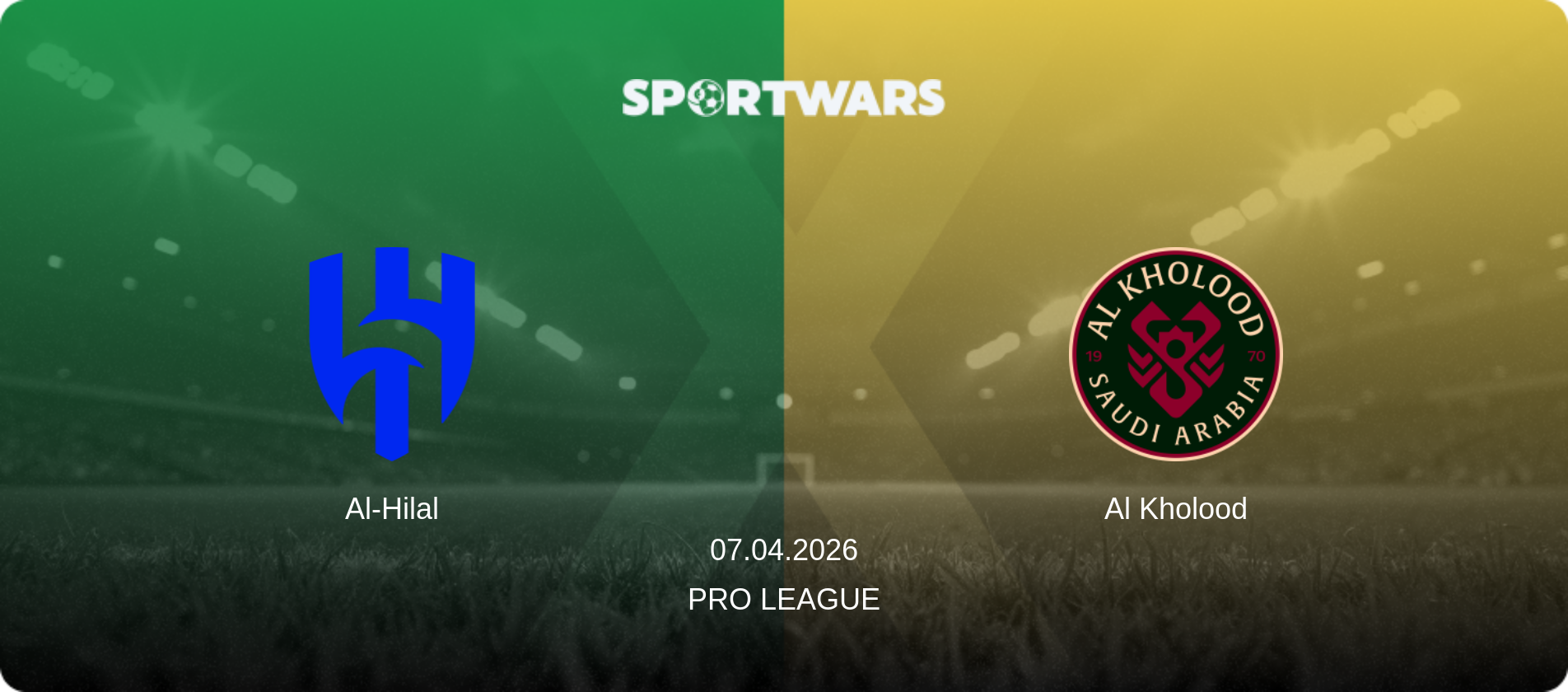 Al-Hilal — Al Kholood, 07.04.2026 — Pro League (match preview)