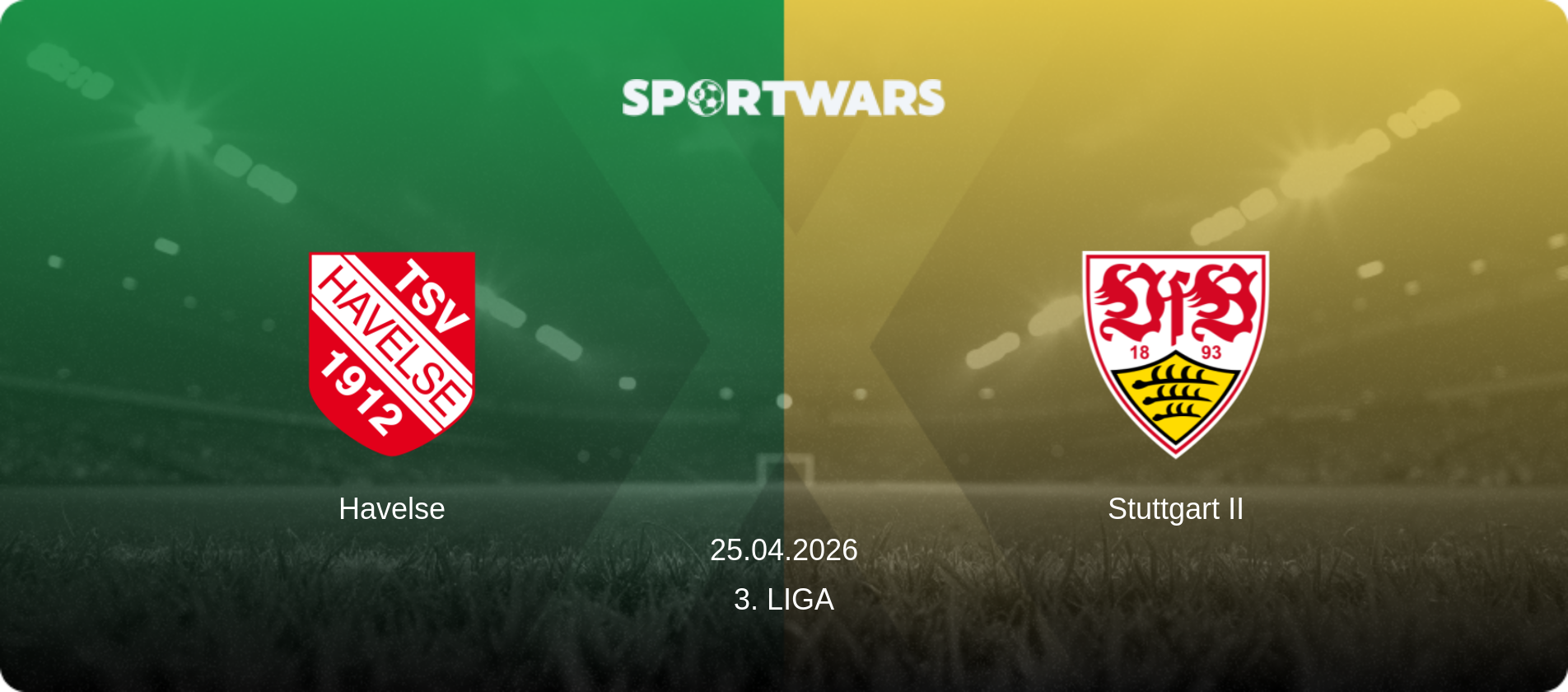 Havelse — Stuttgart II, 25.04.2026 — 3. Liga (match preview)