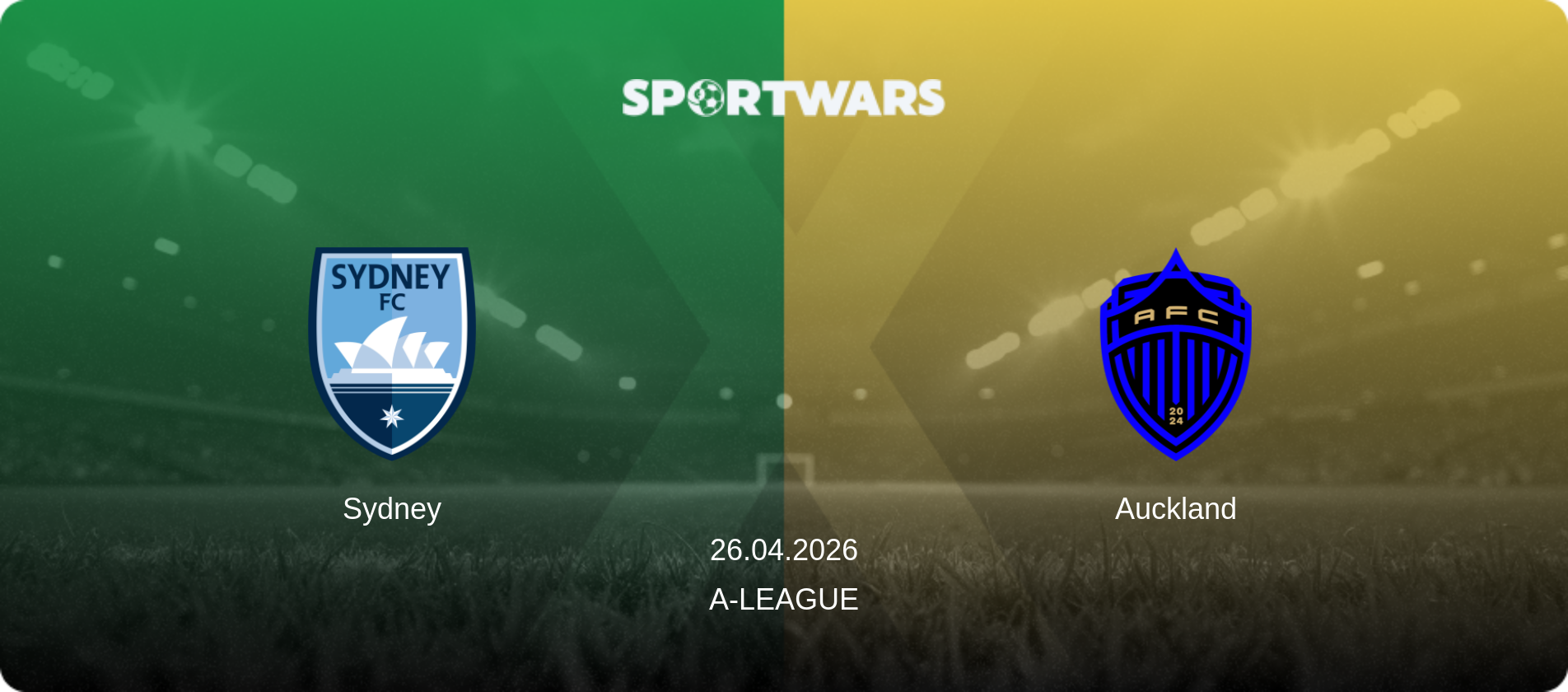 Sydney — Auckland, 26.04.2026 — A-League (match preview)