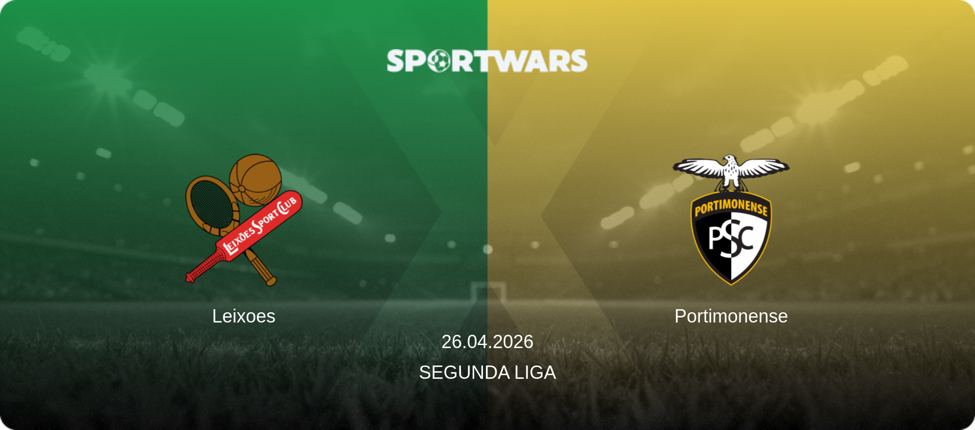Leixoes — Portimonense, 26.04.2026 — Segunda Liga (match preview)