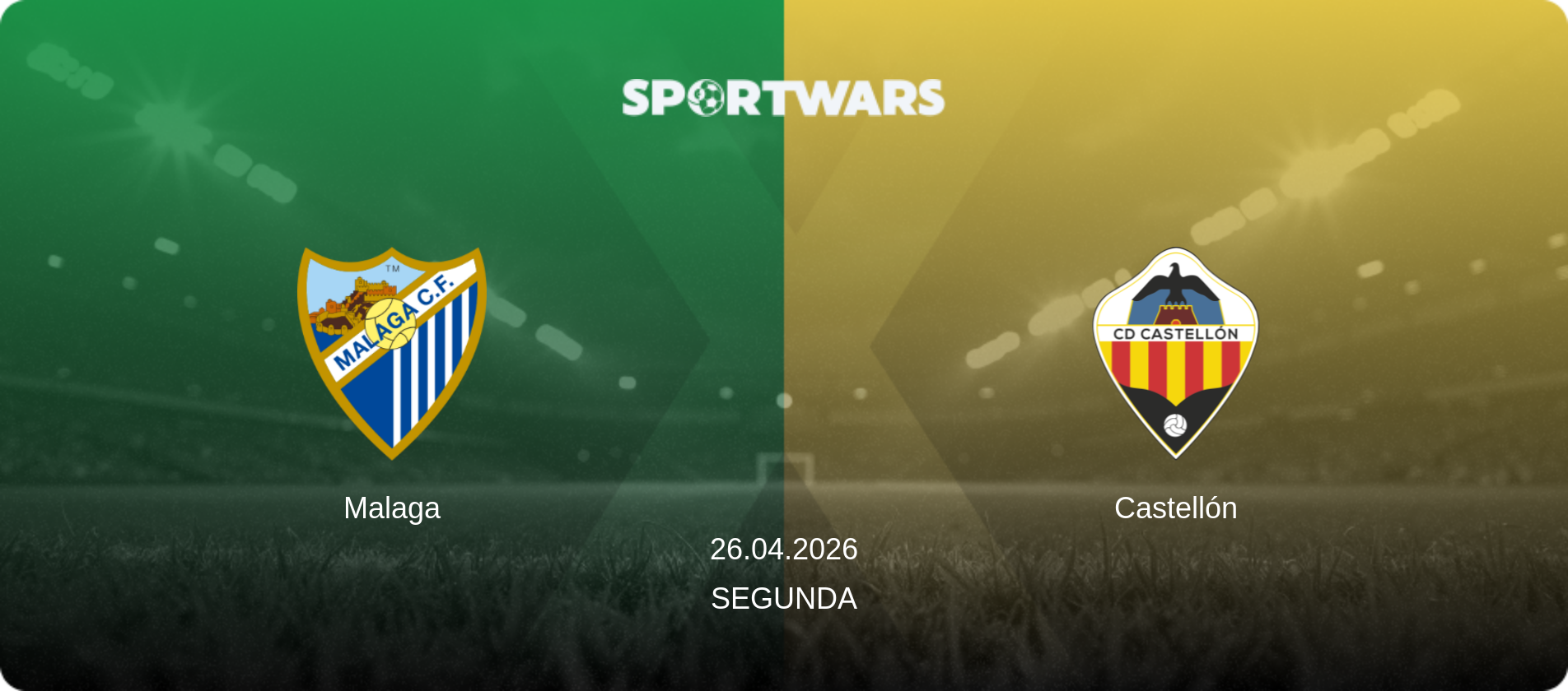 Malaga — Castellón, 26.04.2026 — Segunda (match preview)