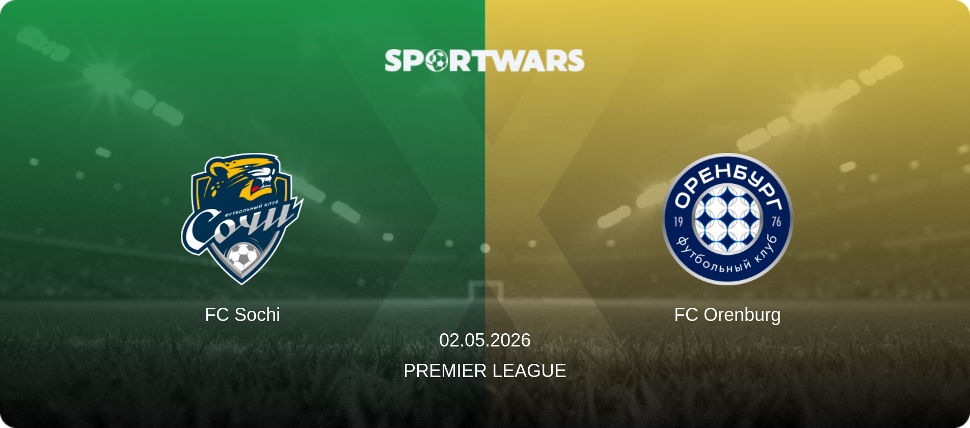 FC Sochi — FC Orenburg, 02.05.2026 — Premier League (match preview)
