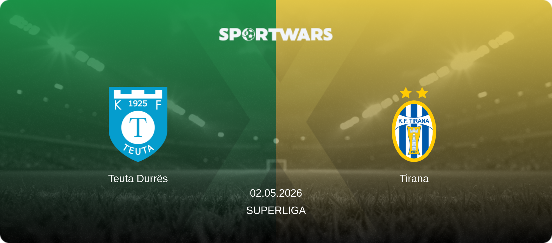 Teuta Durrës — Tirana, 02.05.2026 — Superliga (match preview)