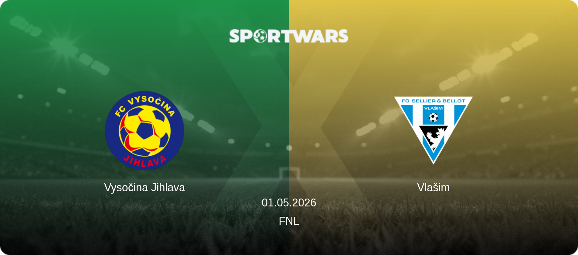 Vysočina Jihlava — Vlašim, 01.05.2026 — FNL (match preview)